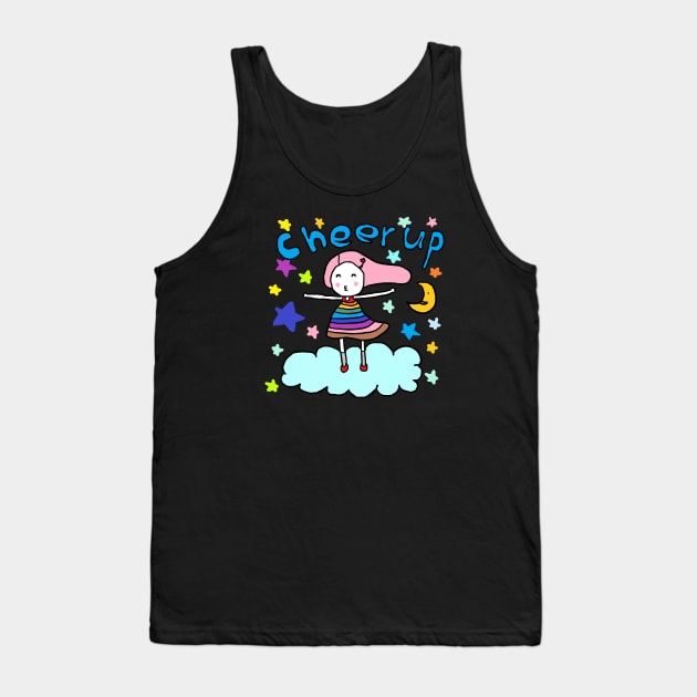 cheer up Tank Top by zzzozzo